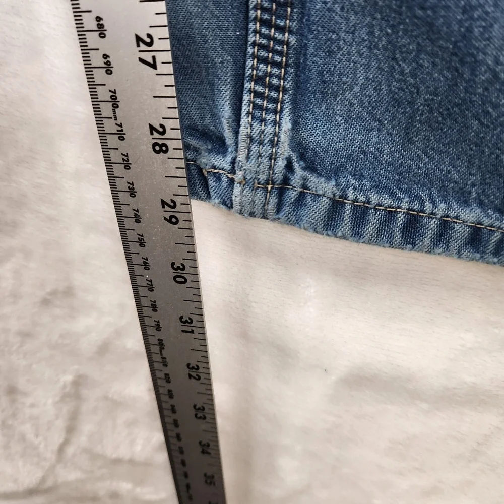 Carhartt FR Jeans‎ Mens 38x32 Blue Denim Relaxed Fit Workwear Grunge Distressed